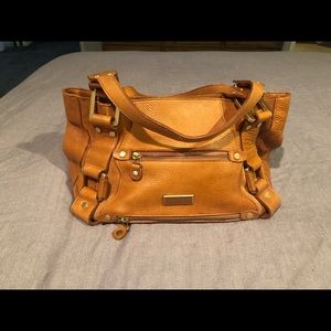 Jimmy Choo brown leather bag